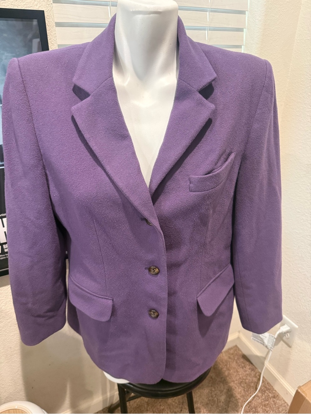 VTG LL Bean Wool/Cashmere blazer